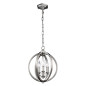 Preview: Elstead Corinne Hängeleuchte E14 3-fach 36cm Poliertes Nickel