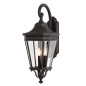 Preview: Elstead Cotswold Lane Außen-Wandleuchte E14 3-fach Schwarz IP44
