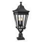 Preview: Elstead Cotswold Lane Außen-Stehleuchte E14 3-fach 78cm Schwarz IP44