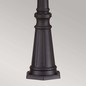 Preview: Elstead Cotswold Lane Außen-Stehleuchte E14 3-fach 257cm Schwarz IP44