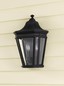 Preview: Elstead Cotswold Lane Außen-Wandleuchte E14 2-fach 41cm Schwarz IP44