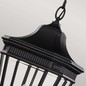 Preview: Elstead Cotswold Lane Außen-Hängeleuchte E14 3-fach Schwarz