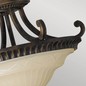 Preview: Elstead Drawing Room Deckenleuchte E27 2-fach 34cm Walnuss