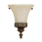 Preview: Elstead Drawing Room Wandleuchte E14 Walnuss
