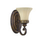 Preview: Elstead Drawing Room Wandleuchte E27 25cm Walnuss