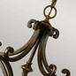 Preview: Elstead Drawing Room Kronleuchter E27 5-fach Walnuss