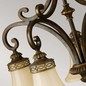 Preview: Elstead Drawing Room Kronleuchter E27 5-fach Walnuss