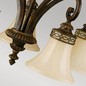 Preview: Elstead Drawing Room Kronleuchter E27 5-fach Walnuss