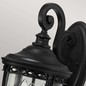 Preview: Elstead English Bridle Außen-Wandleuchte E14 3-fach 50cm Schwarz IP44