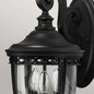 Preview: Elstead English Bridle Außen-Wandleuchte E14 3-fach 50cm Schwarz IP44