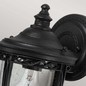 Preview: Elstead English Bridle Außen-Wandleuchte E27 Schwarz IP44