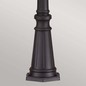 Preview: Elstead English Bridle Außen-Stehleuchte E14 3-fach 243cm Schwarz IP44