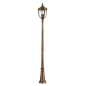 Preview: Elstead English Bridle Außen-Stehleuchte E14 3-fach 243cm Britische Bronze IP44
