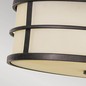 Preview: Elstead Fusion Deckenleuchte E27 3-fach 12cm Grecian Bronze