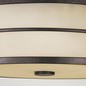 Preview: Elstead Fusion Deckenleuchte E27 3-fach 12cm Grecian Bronze
