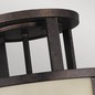 Preview: Elstead Fusion Deckenleuchte E27 3-fach 23cm Grecian Bronze