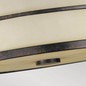Preview: Elstead Fusion Deckenleuchte E27 3-fach 23cm Grecian Bronze