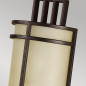 Preview: Elstead Fusion Wandleuchte E27 Grecian Bronze
