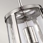 Preview: Elstead Harrow Hängeleuchte E27 31cm Poliertes Nickel