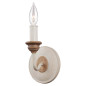 Preview: Elstead Hartsville Wandleuchte E14 Chalk Washed, Beachwood