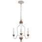 Preview: Elstead Hartsville Kronleuchter E14 3-fach Chalk Washed, Beachwood