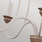 Preview: Elstead Hartsville Kronleuchter E14 5-fach Chalk Washed, Beachwood