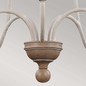 Preview: Elstead Hartsville Kronleuchter E14 5-fach Chalk Washed, Beachwood