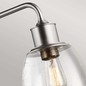 Preview: Elstead Hobson Kronleuchter E27 3-fach Satiniertes Nickel