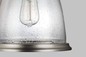 Preview: Elstead Hobson Hängeleuchte E27 36cm Satiniertes Nickel