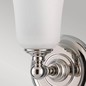 Preview: Elstead Huguenot Lake LED Wandleuchte G9 Poliertes Chrom IP44