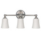 Preview: Elstead Huguenot Lake LED Wandleuchte G9 3-fach Poliertes Chrom IP44