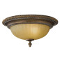 Preview: Elstead Kelham Hall Deckenleuchte E27 2-fach 18cm Florenz Gold, Britische Bronze