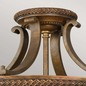 Preview: Elstead Kelham Hall Deckenleuchte E27 2-fach 29cm Florenz Gold, Britische Bronze