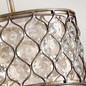 Preview: Elstead Lucia Hängeleuchte E27 20cm Brüniertes Silber