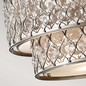 Preview: Elstead Lucia Kronleuchter E27 6-fach Brüniertes Silber