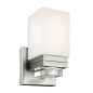 Preview: Elstead Maddison LED Wandleuchte G9 Satiniertes Nickel IP44