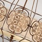 Preview: Elstead Marcella Kronleuchter E27 4-fach Britische Bronze, oxidierte Bronze