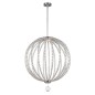 Preview: Elstead Oberlin LED Hängeleuchte 2-fach 85cm Satiniertes Nickel