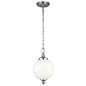 Preview: Elstead Parkman Hängeleuchte E27 38cm Poliertes Nickel