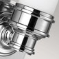 Preview: Elstead Payne LED Wandleuchte G9 37cm Poliertes Chrom IP44
