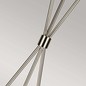 Preview: Elstead Penny Stehleuchte E27 Poliertes Nickel Weiß