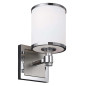 Preview: Elstead Prospect Park Wandleuchte E27 Satin Nickel, Chrom