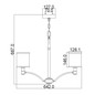 Preview: Elstead Prospect Park Kronleuchter E27 5-fach Satin Nickel, Chrom