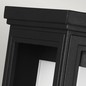 Preview: Elstead Roscoe Außen-Wandleuchte E27 34cm Strukturiertes Schwarz IP44 Anti-Meerwasser