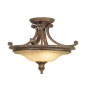 Preview: Elstead Stirling Castle Deckenleuchte E27 2-fach 36cm Britische Bronze