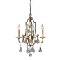 Preview: Elstead Valentina Kronleuchter E14 4-fach Oxidierte Bronze