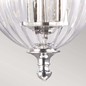 Preview: Elstead Finsbury Park Hängeleuchte E14 3-fach Small Poliertes Nickel