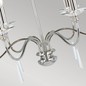 Preview: Elstead Finsbury Park Kronleuchter E14 6-fach Poliertes Nickel