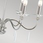 Preview: Elstead Finsbury Park Kronleuchter E14 6-fach Poliertes Nickel