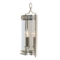 Preview: Elstead Guildhall Wandleuchte E14 Poliertes Nickel